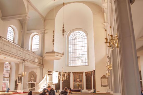 Historic Old North Church in Boston restores underground crypt 