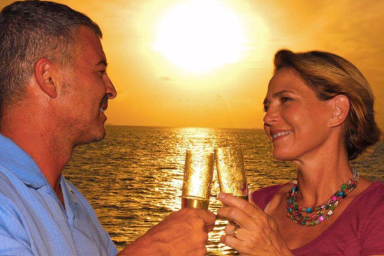 Key West tradition celebrate tropical sunset