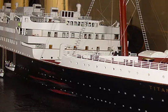 Exhibits of ship models